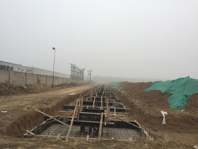 地腳螺栓在承臺內(nèi) 基礎鋼筋固定