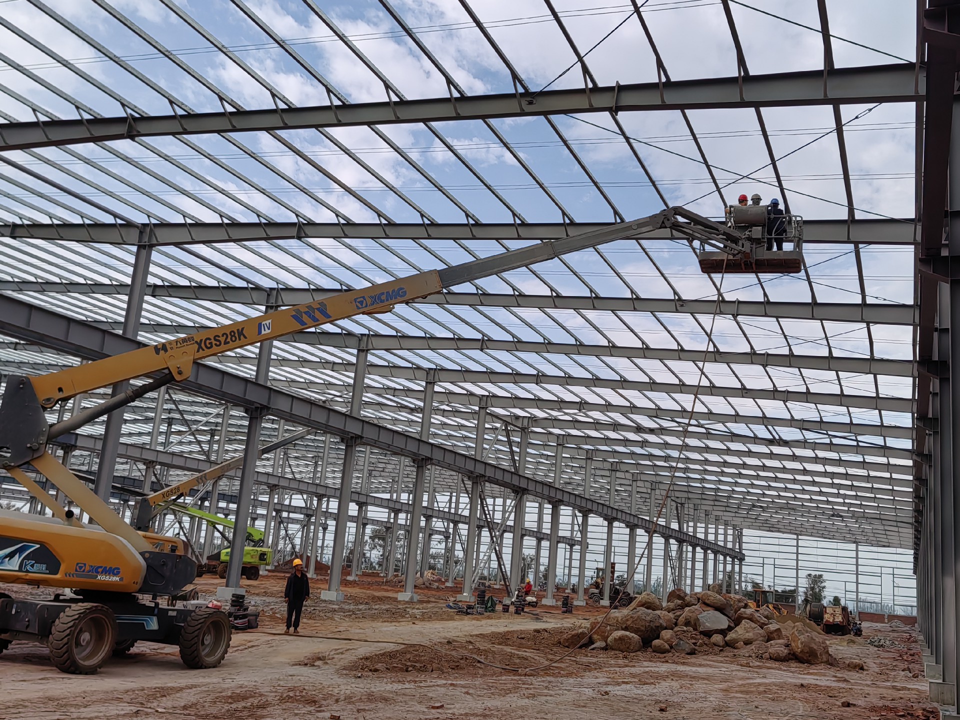 鋼結(jié)構(gòu)廠房防火涂料噴涂 防火涂料檢測(cè) 金鼎鋼構(gòu)